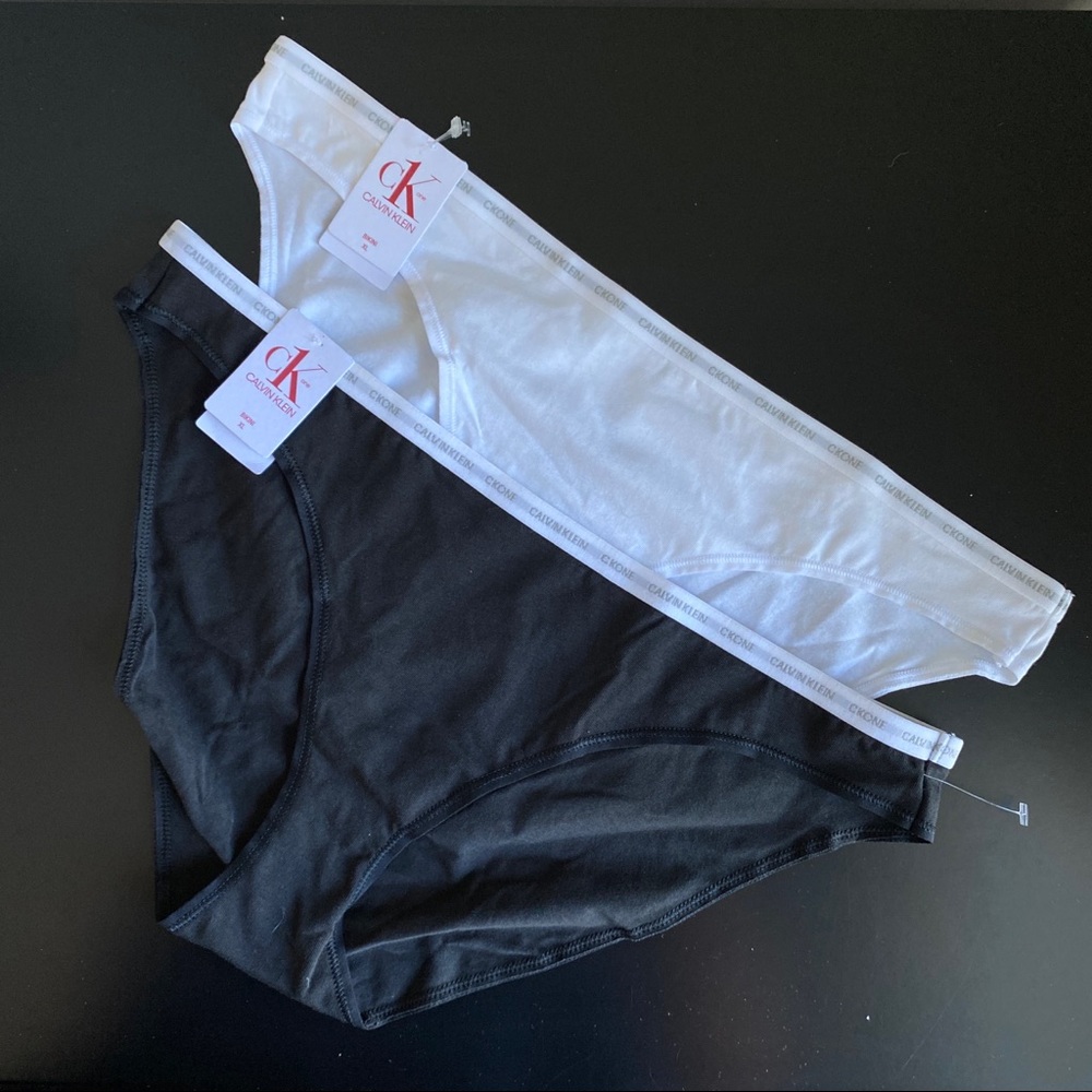 🌱 Calvin Klein One Cotton Singles Bikini Underwear set (x2)